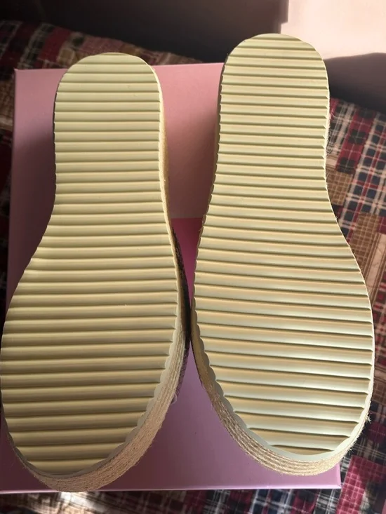 kate spade Snake-Print Slide Mules with Neon Yellow Stripe - Picture 2 of 5